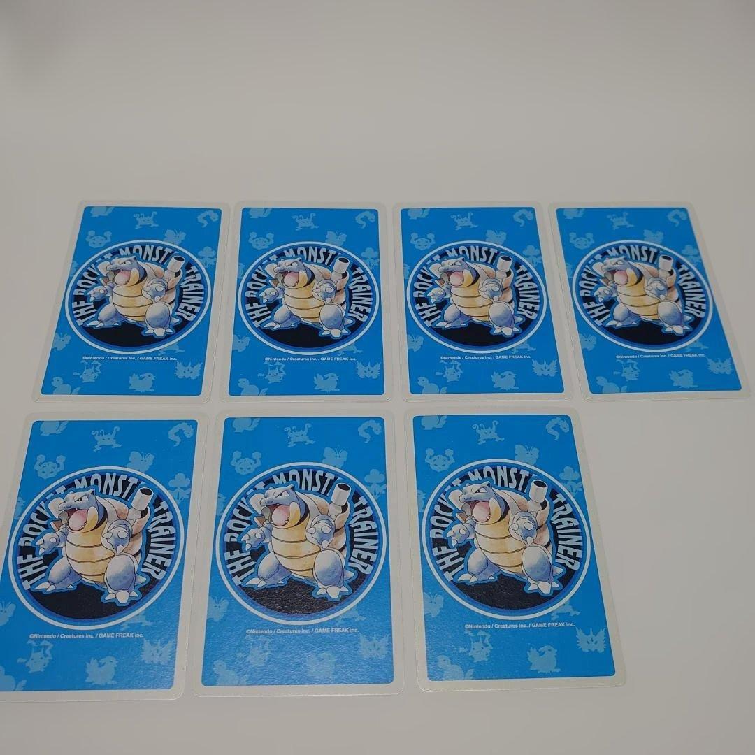 ポケットモンスター 青 トランプ ポケモン 任天堂 カメックス　美品