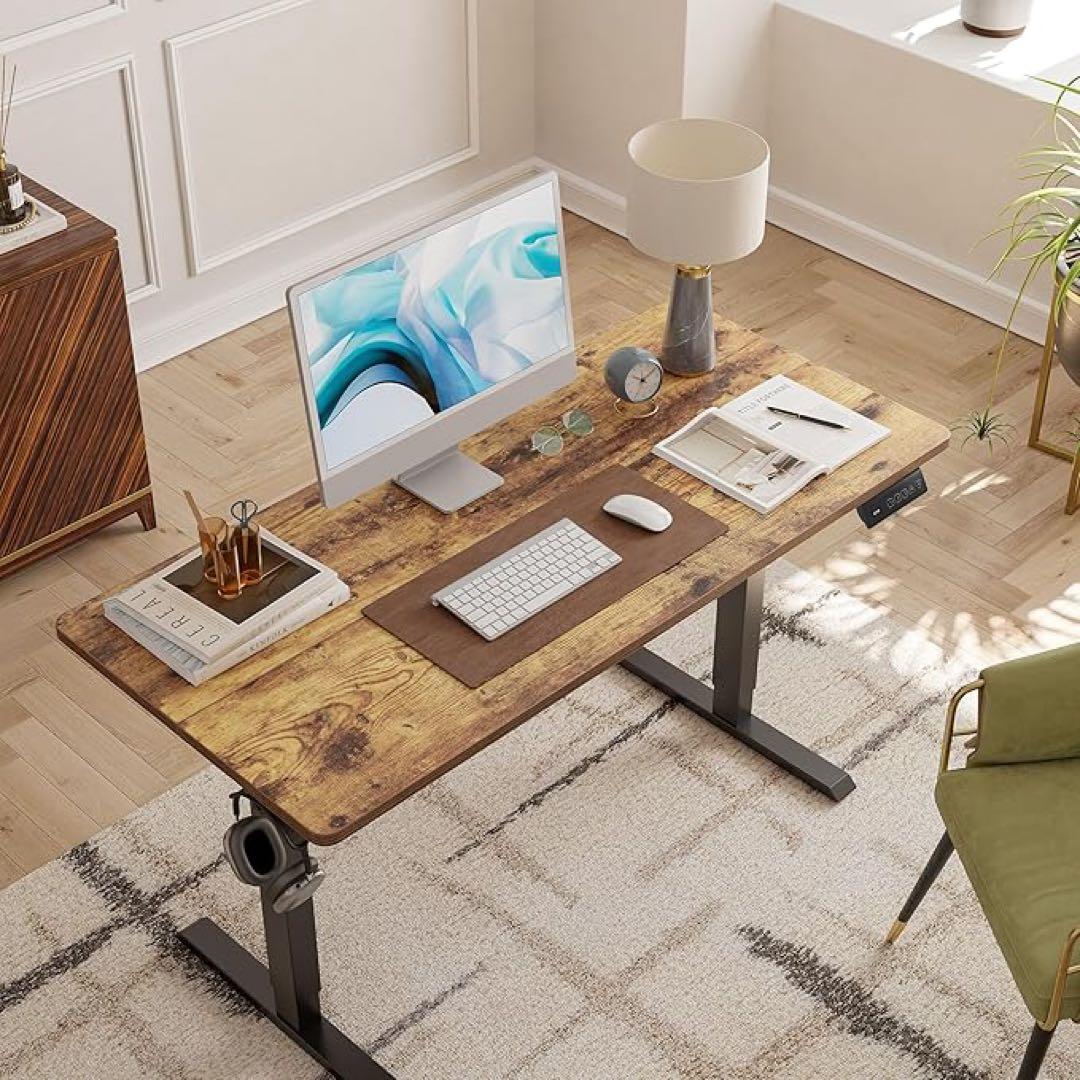 電動昇降スタンディングデスク 調整可能 120cm