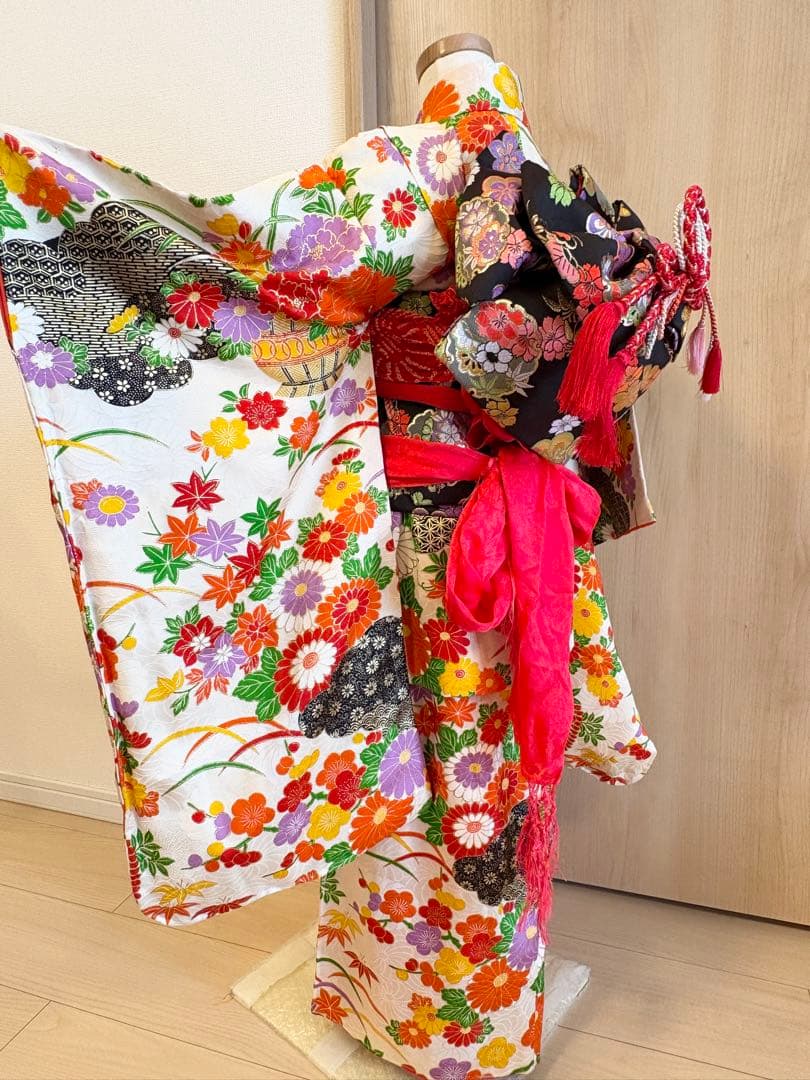 七五三 7才 祝い着 セット ヴィンテージ M2506272