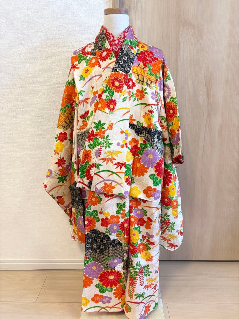 七五三 7才 祝い着 セット ヴィンテージ M2506272