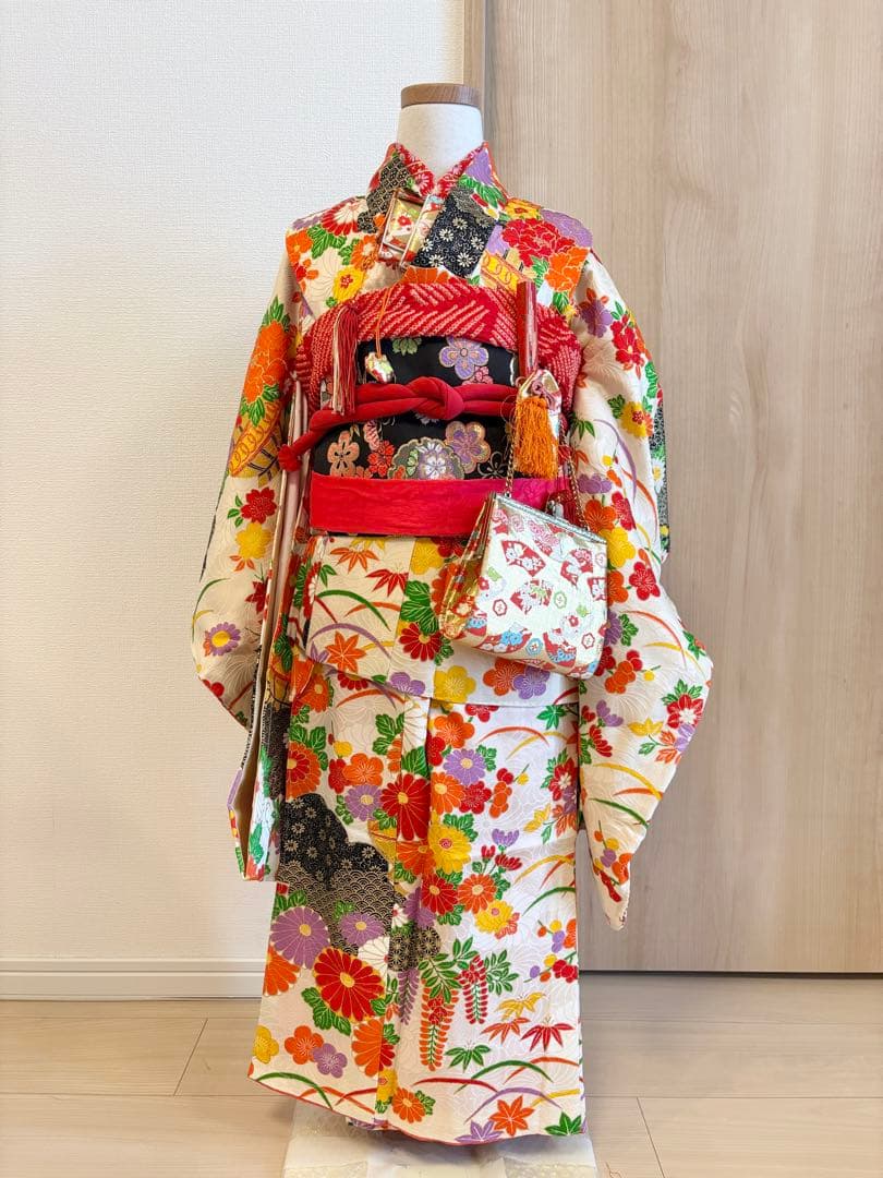 七五三 7才 祝い着 セット ヴィンテージ M2506272