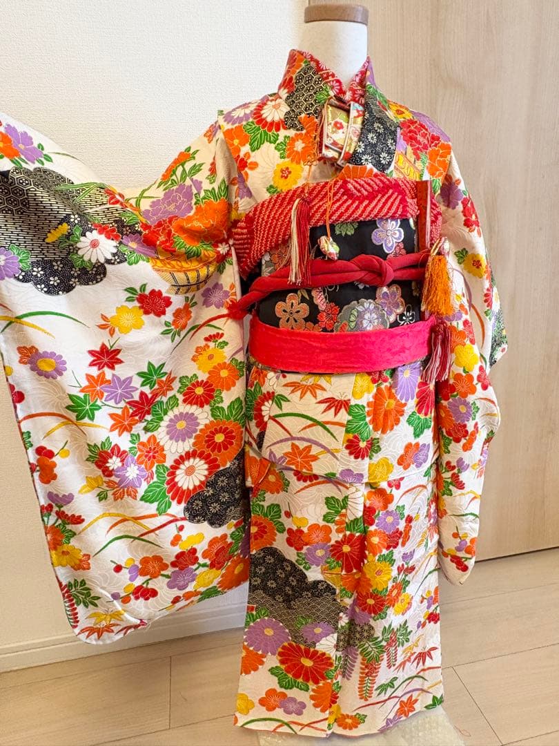 七五三 7才 祝い着 セット ヴィンテージ M2506272