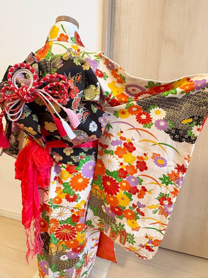 七五三 7才 祝い着 セット ヴィンテージ M2506272