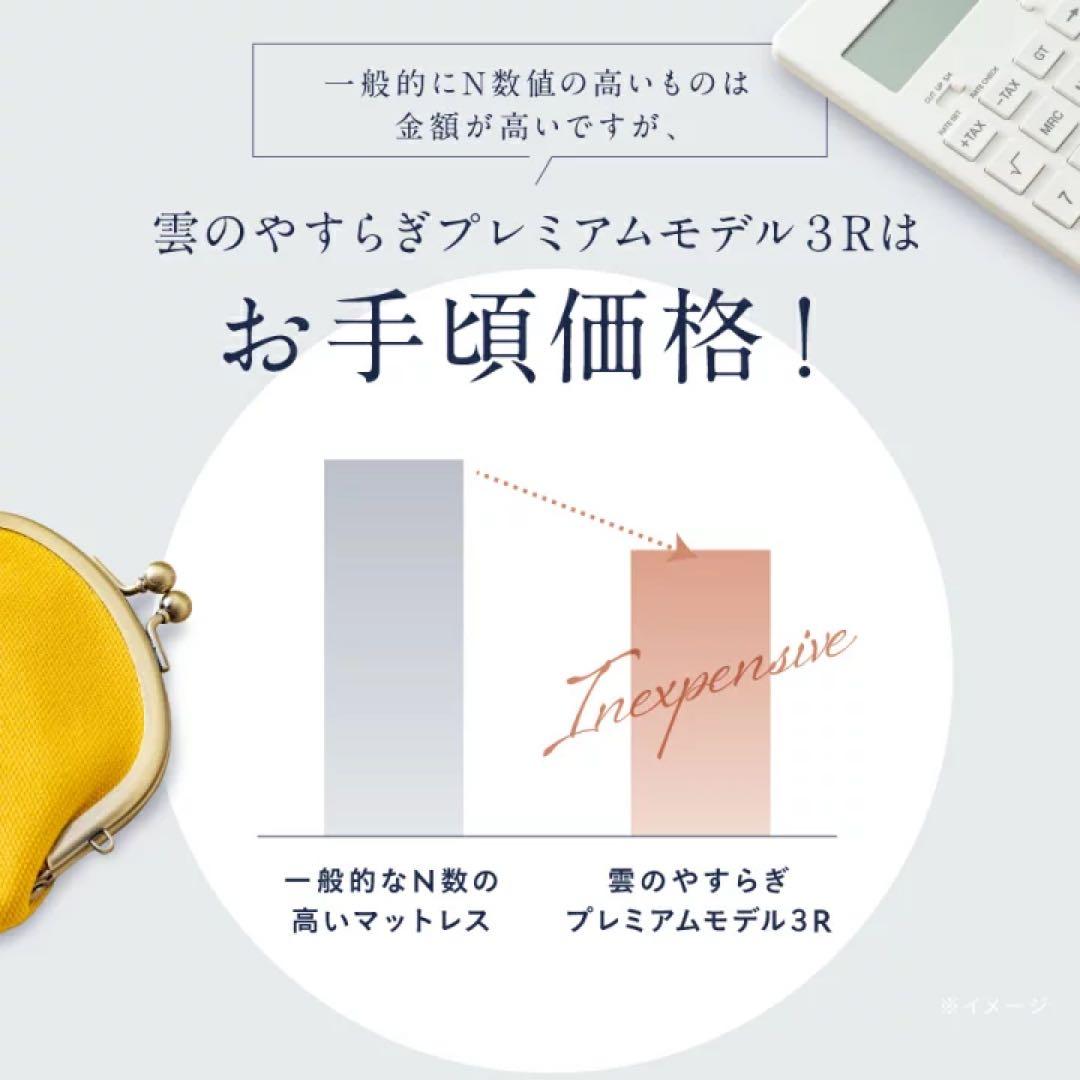雲のやすらぎプレミアムマットレス モデル3R シングル