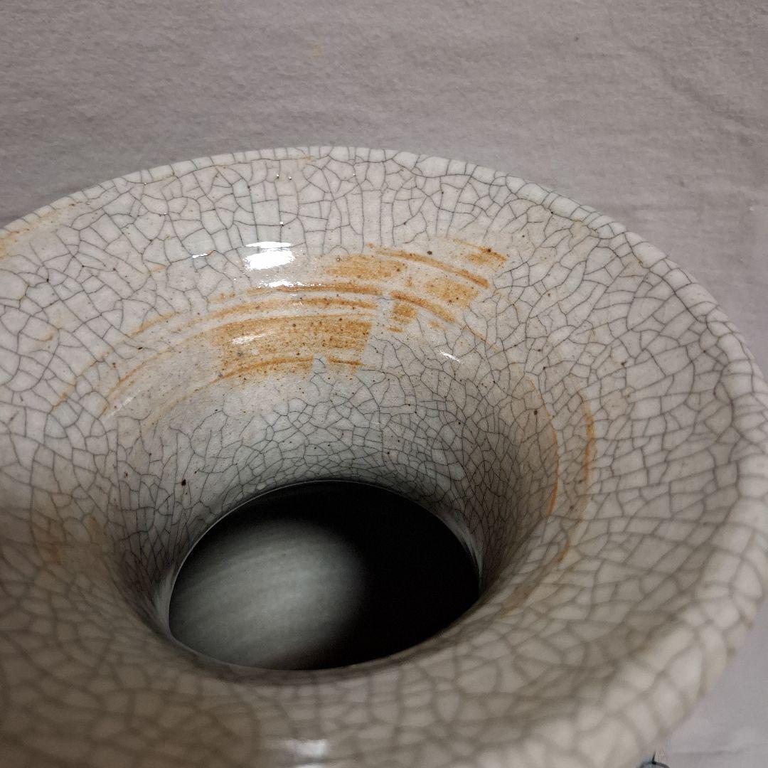 有田焼 花瓶 美術品 花器 インテリア 竹柄 深水作 置物 壺 骨董 床の間