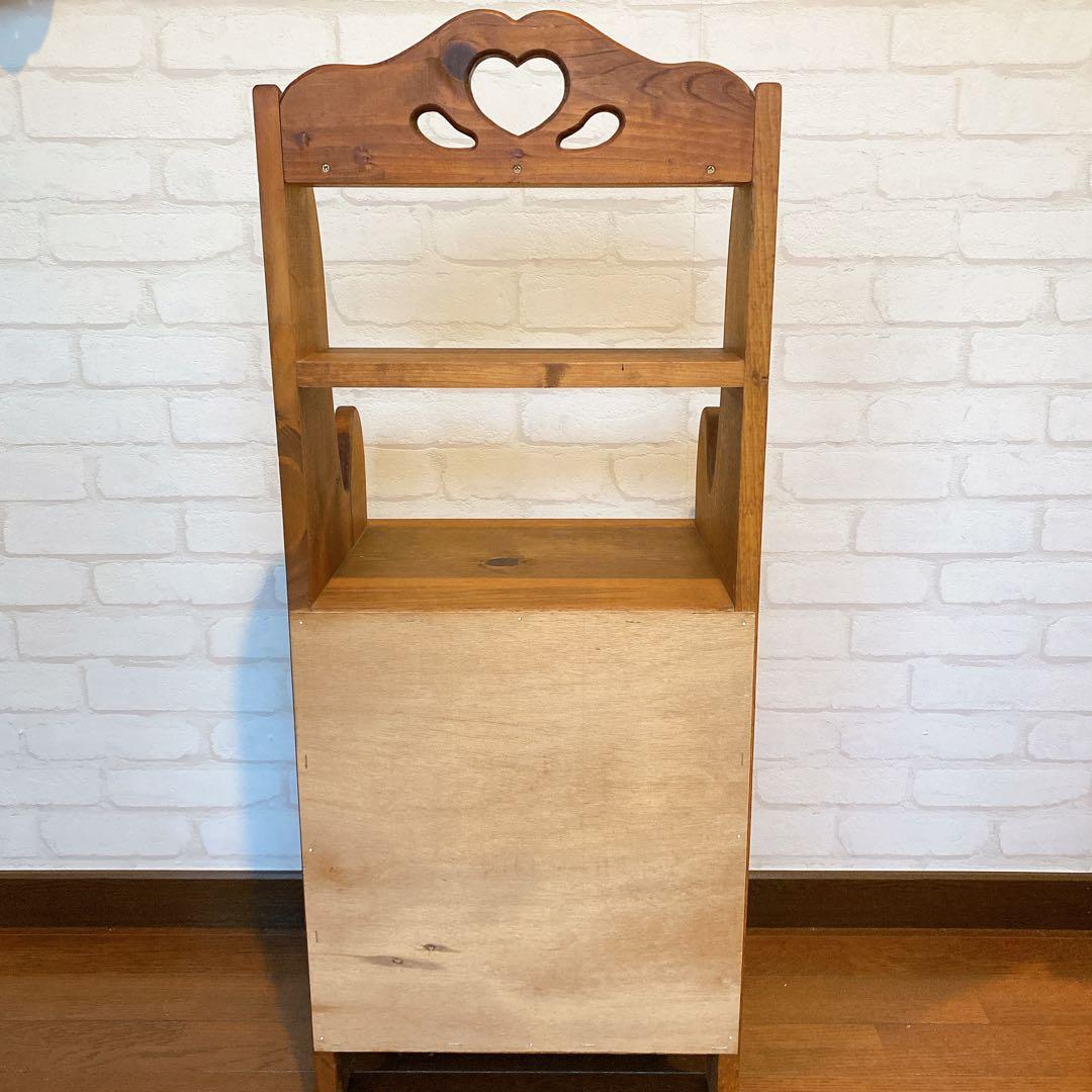 カントリー家具 木製家具 可愛い ハート くり抜き パイン材 - メルカリ