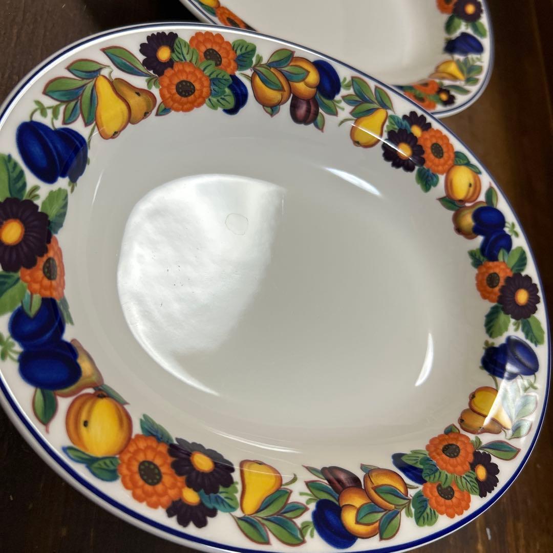 ロイヤルコペンハーゲン　ゴールデンサマー　オーバル皿　パスタ皿　5枚　廃盤　希少