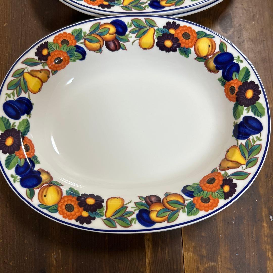 ロイヤルコペンハーゲン　ゴールデンサマー　オーバル皿　パスタ皿　5枚　廃盤　希少