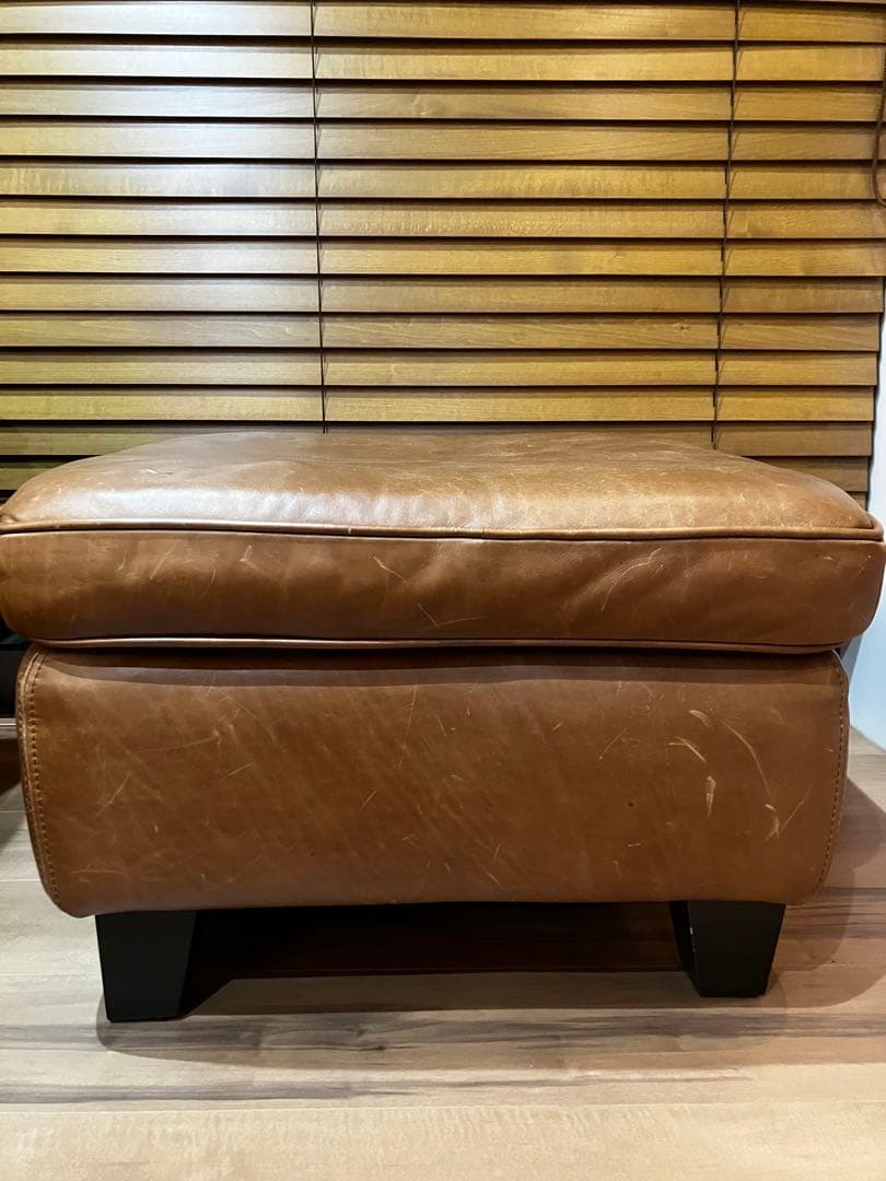 five by five ACTUS オットマン レザー ブラウン