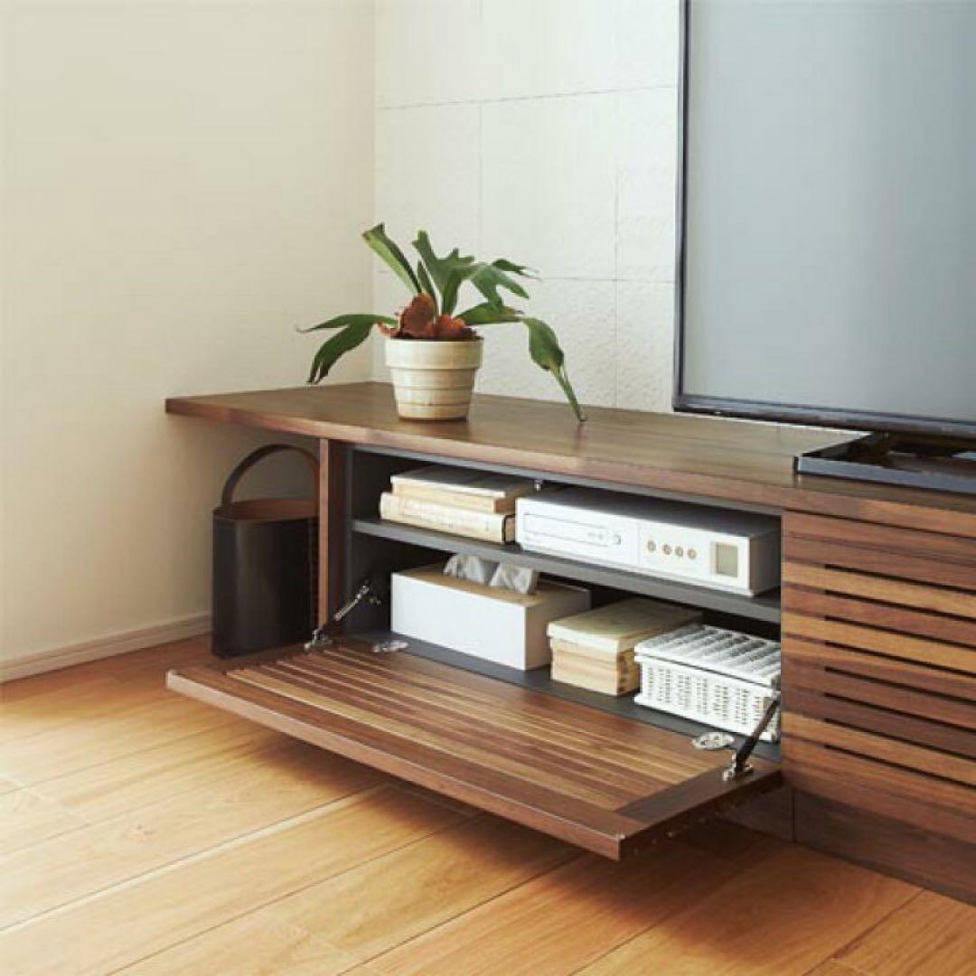 『値下げしました』 『新品格安』WOODONE sui:ji 無垢の木収納TV台