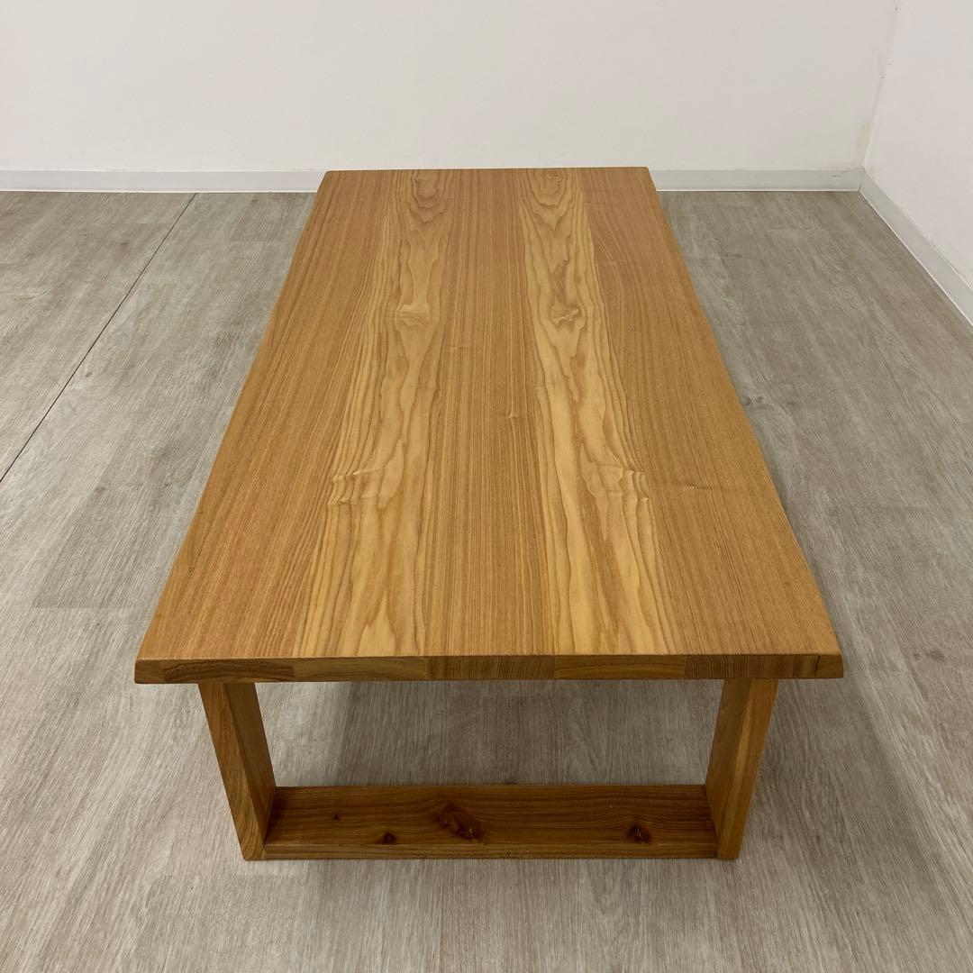 新品☆リビングテーブル センターテーブル 和風モダン 座卓 ローテーブル タモ材