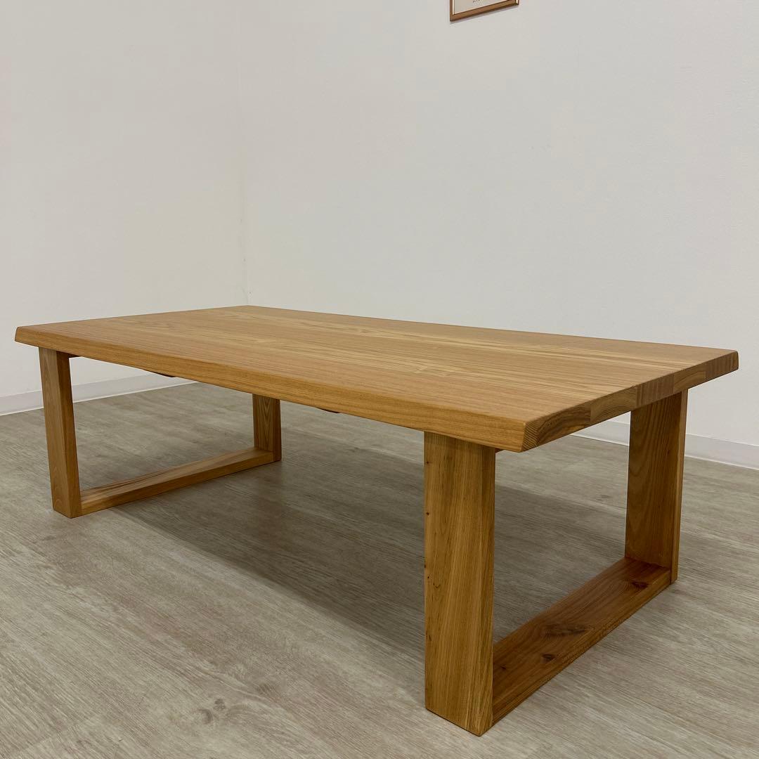 新品☆リビングテーブル センターテーブル 和風モダン 座卓 ローテーブル タモ材