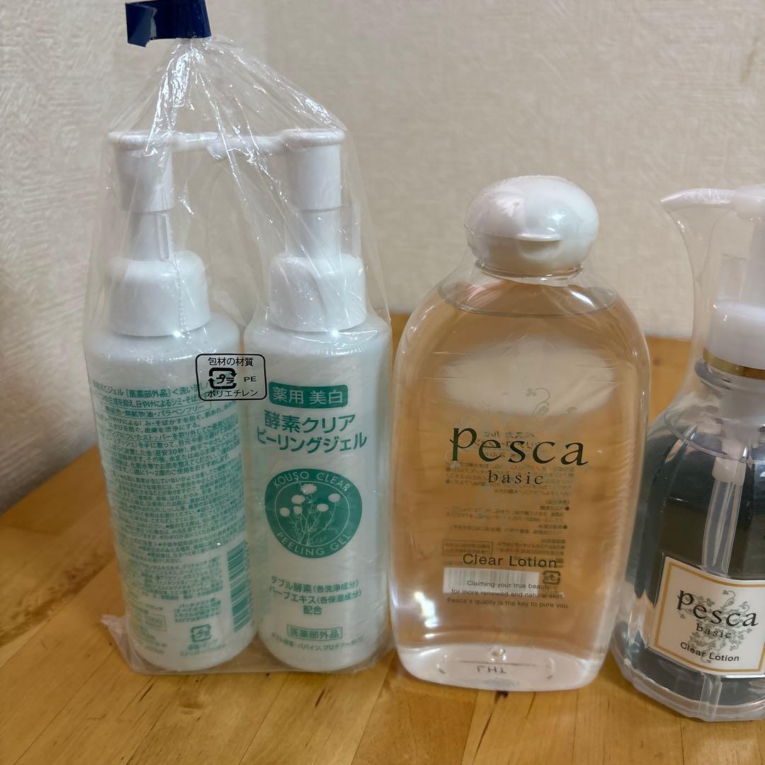 Pesca basic フェイスウォッシュ　クリアローション　など　まとめ　(h