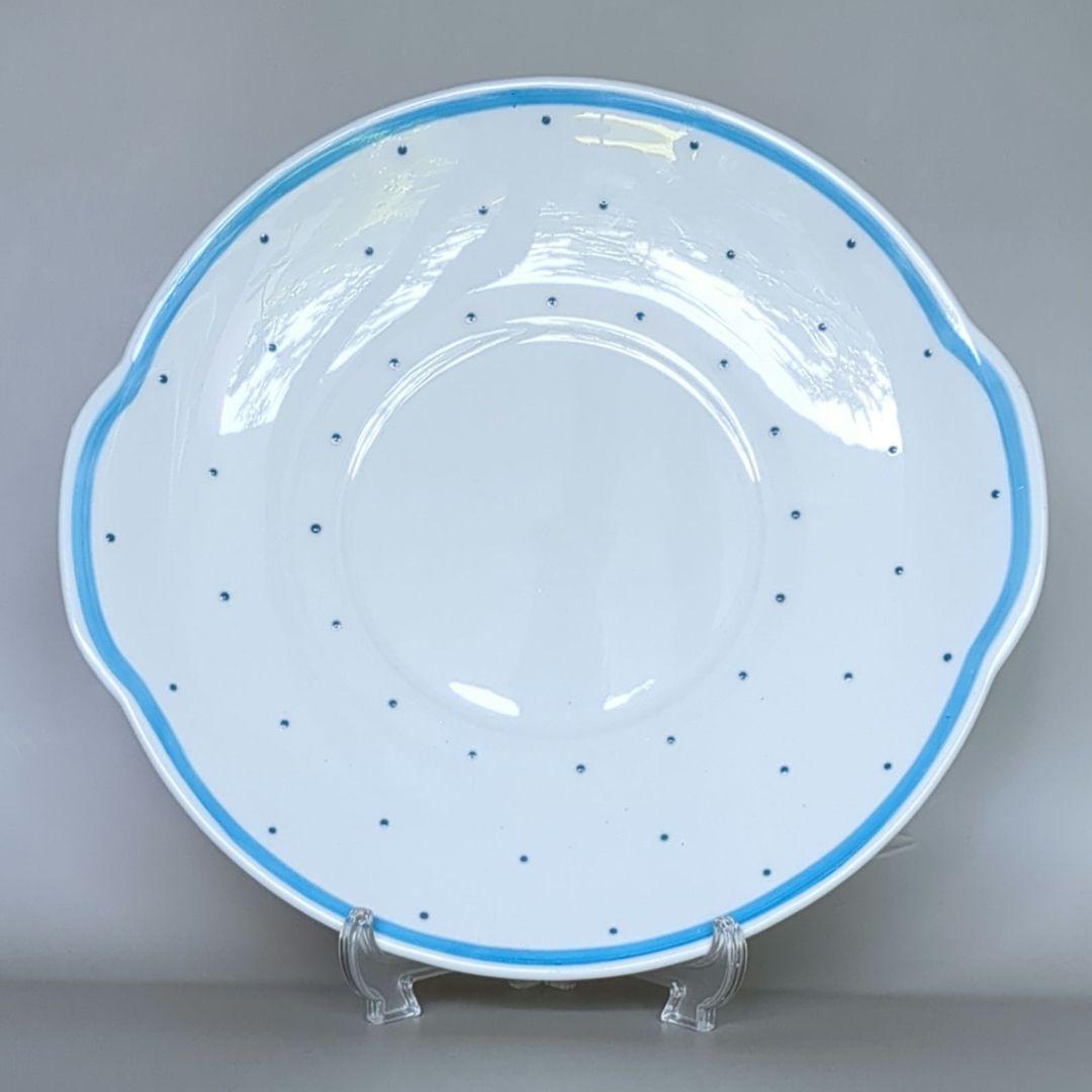 スージークーパー レイズドスポット ブルー ティーセット ティーポット