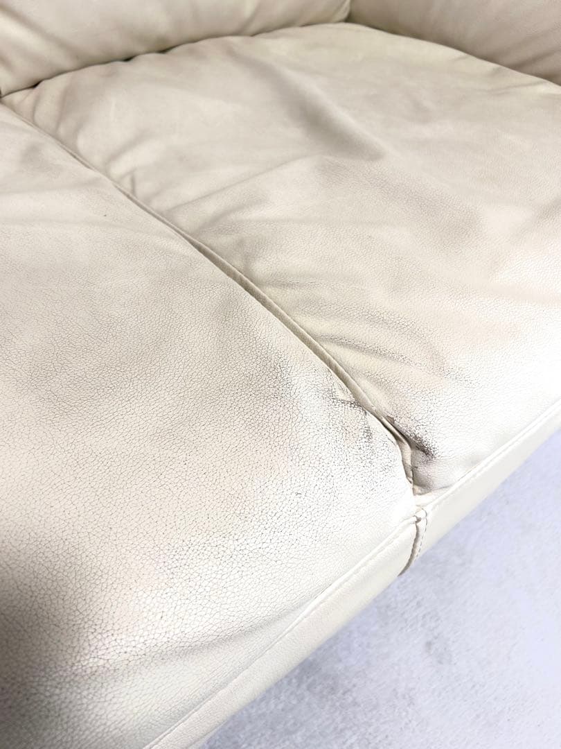 ニトリ Nシールド ホワイト ソファー 2人掛け 合皮タイプ