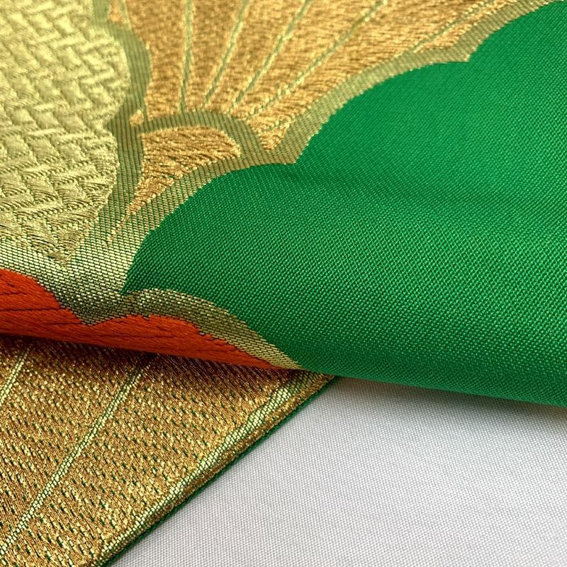 512ag49■川島織物 祝帯 七五三 六通袋帯 ハーフ成人式■状態良好