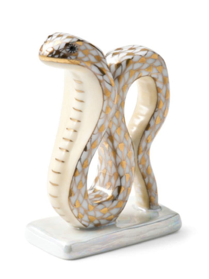 ☆ヘレンド☆2013年 干支 フィギュリン　 置物　ヘビ　巳年　金運　ゴールド