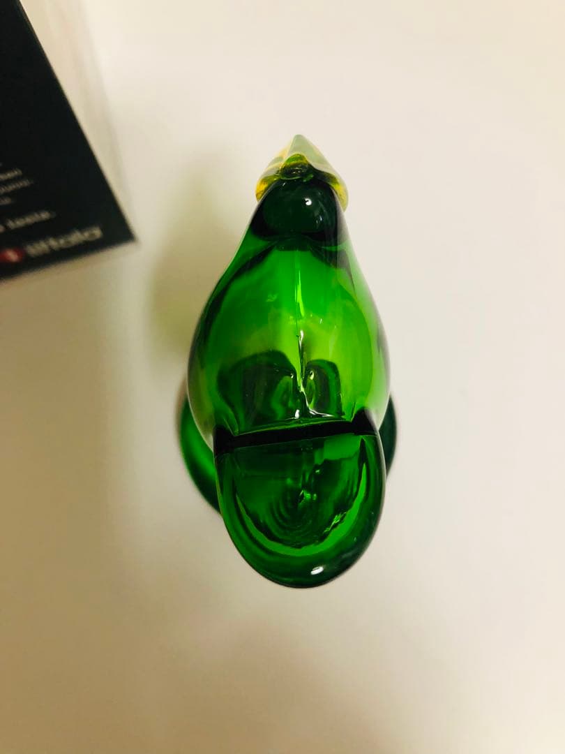 イッタラ　バード　脚付きシエッポ　グリーン　Birds by Toikka