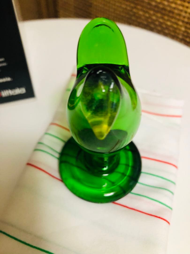 イッタラ　バード　脚付きシエッポ　グリーン　Birds by Toikka