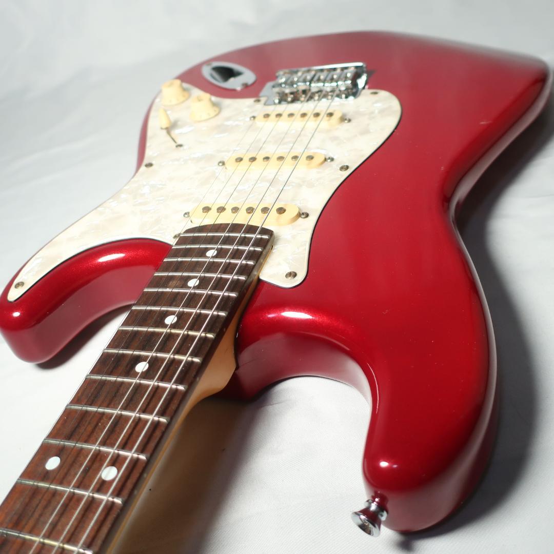 PhotoGenic ストラトキャスタータイプ ギター マッチングヘッドRED