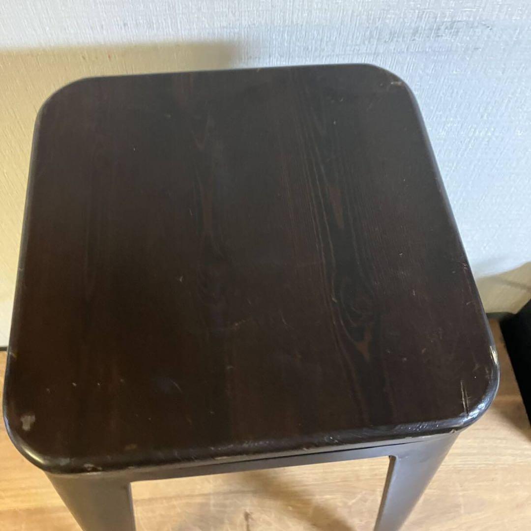 アンティーク クラッシュゲート風 ヴィンテージ スタイル スツール アイアン 上