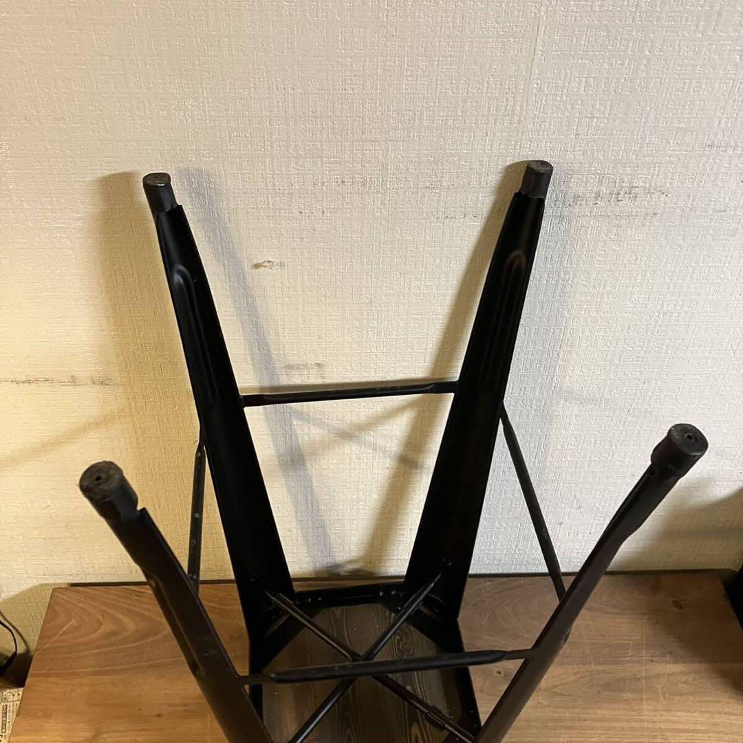 アンティーク クラッシュゲート風 ヴィンテージ スタイル スツール アイアン 上