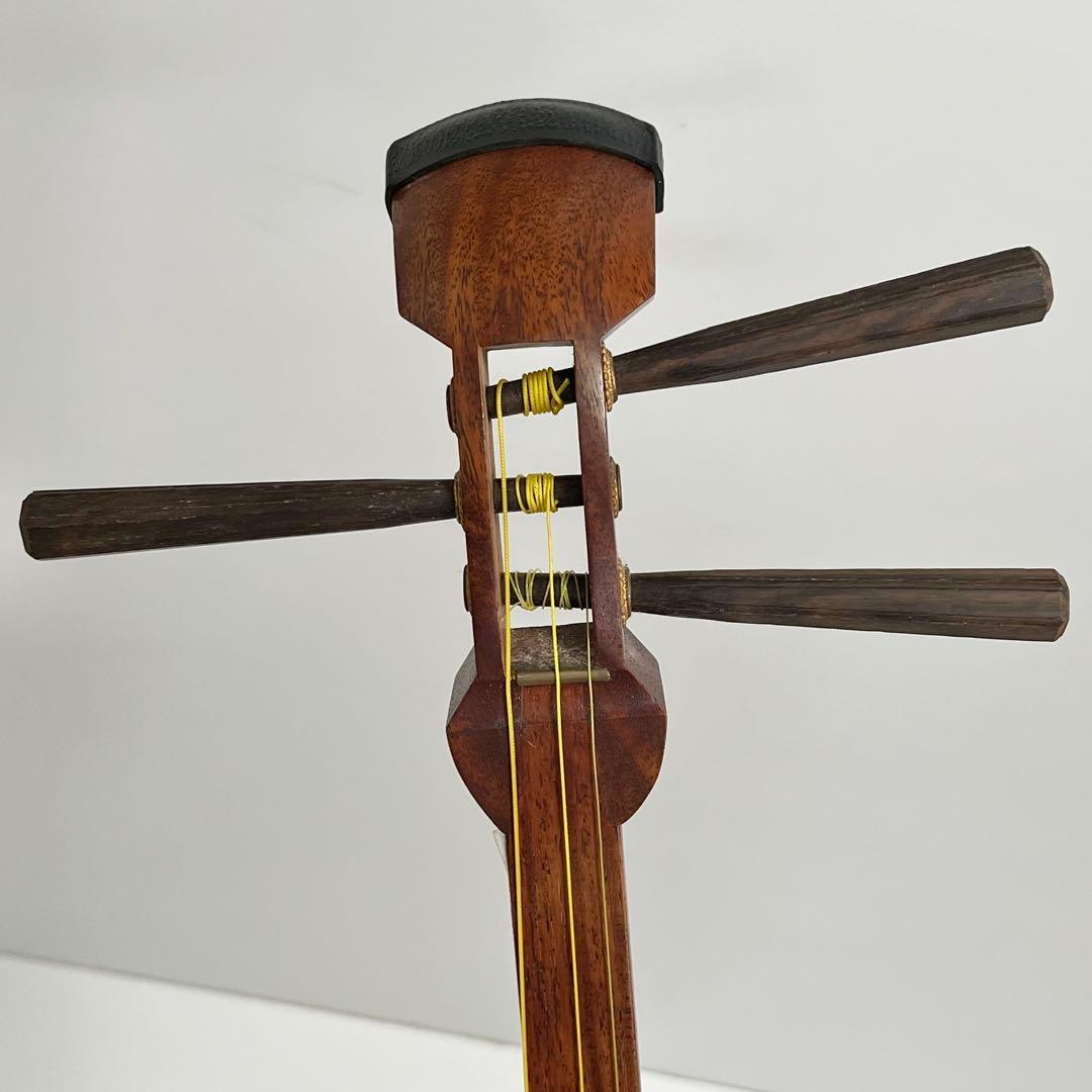 長唄三味線 丸打胴 撥 ハードケース付き