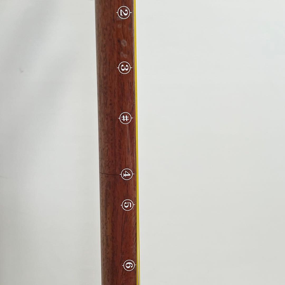 長唄三味線 丸打胴 撥 ハードケース付き