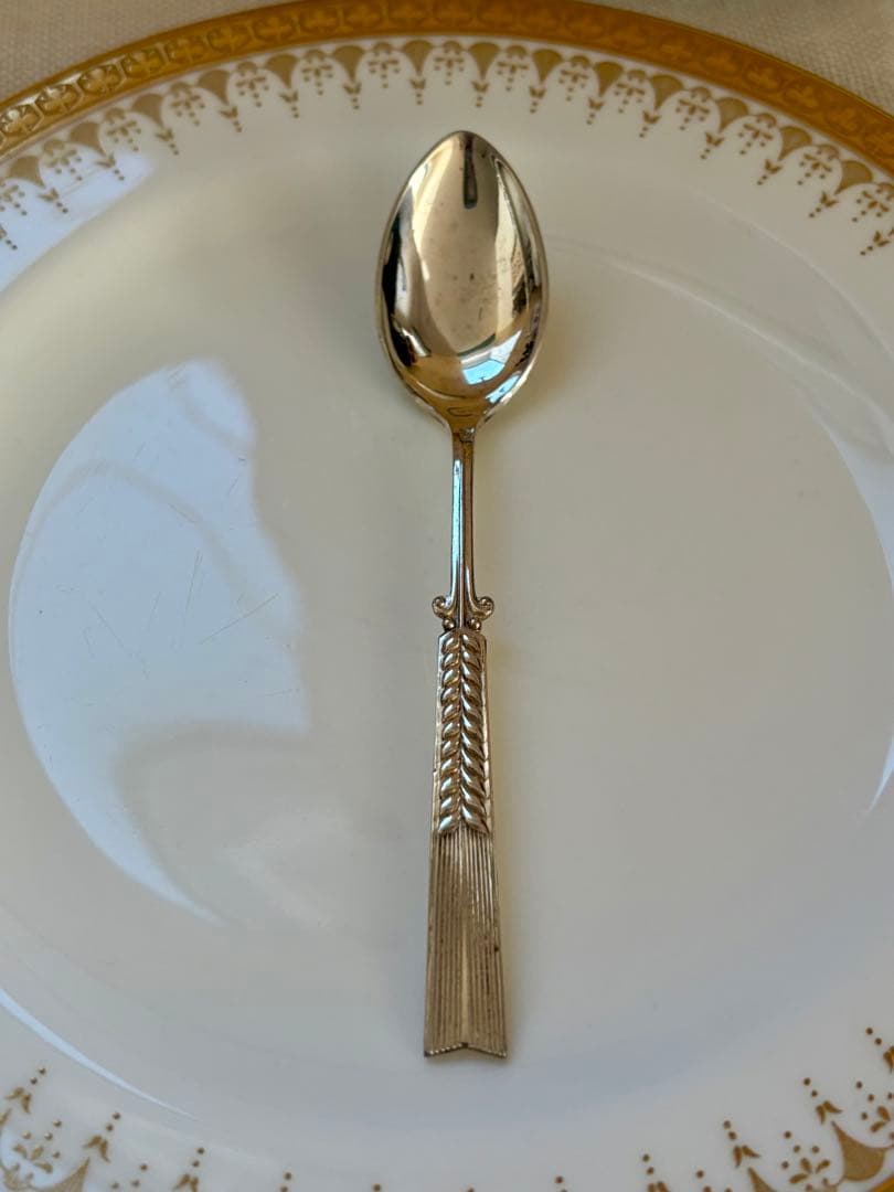 銀製　ティースプーン5本　銀座和光