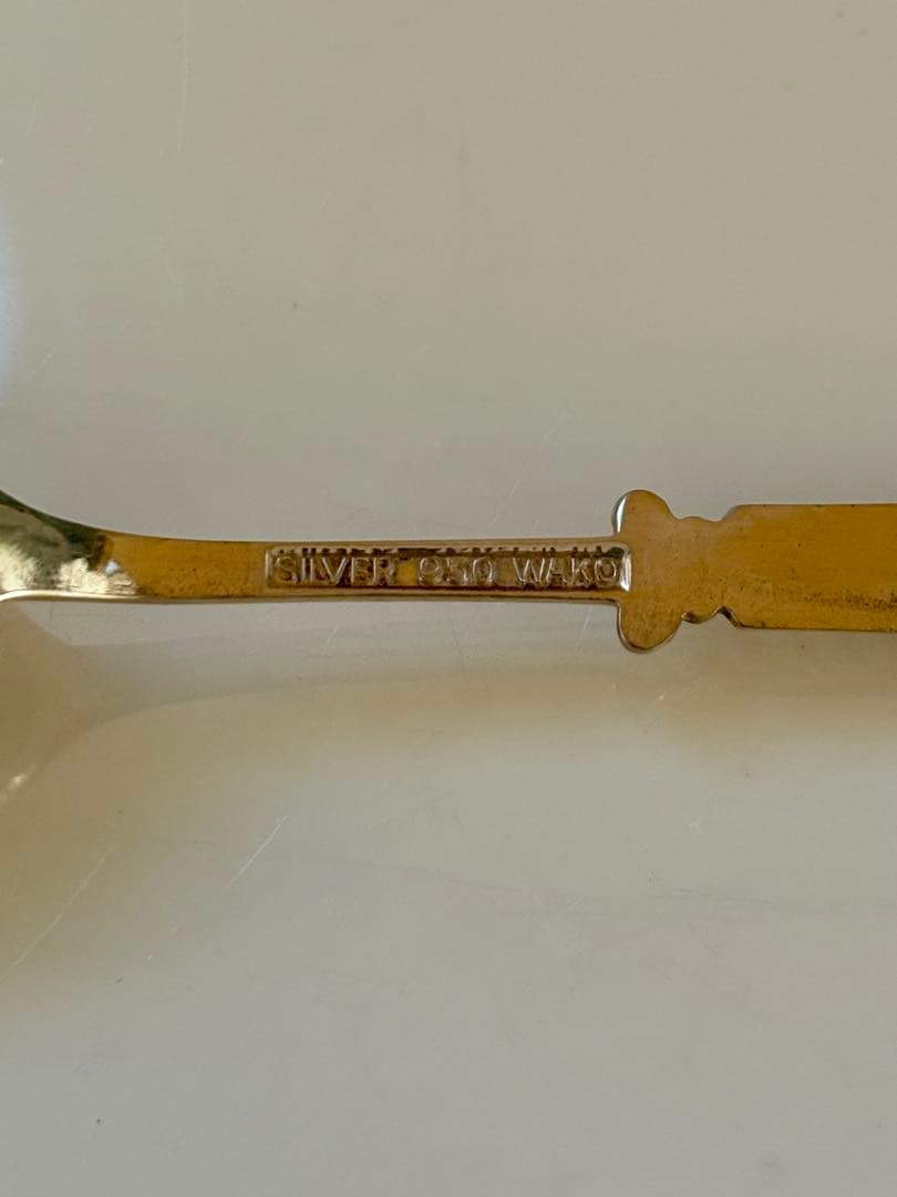 銀製　ティースプーン5本　銀座和光