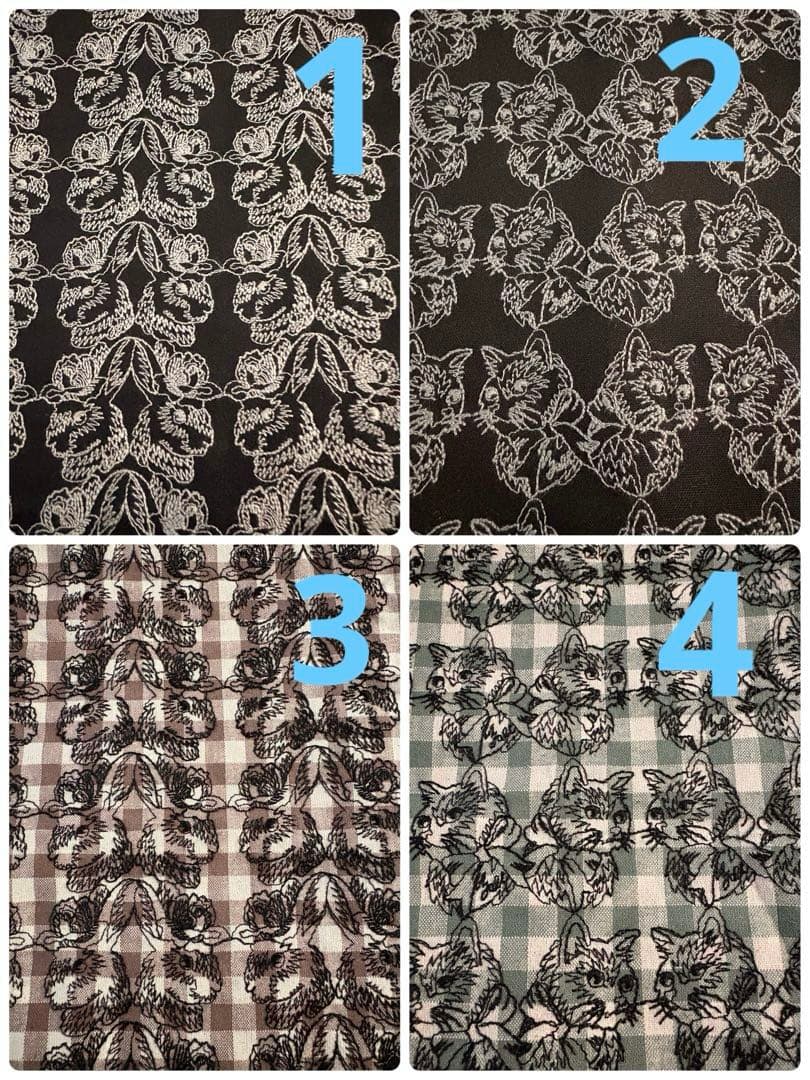 ジョリーフルール オーダー募集 刺繍生地、メゾンドクチュール