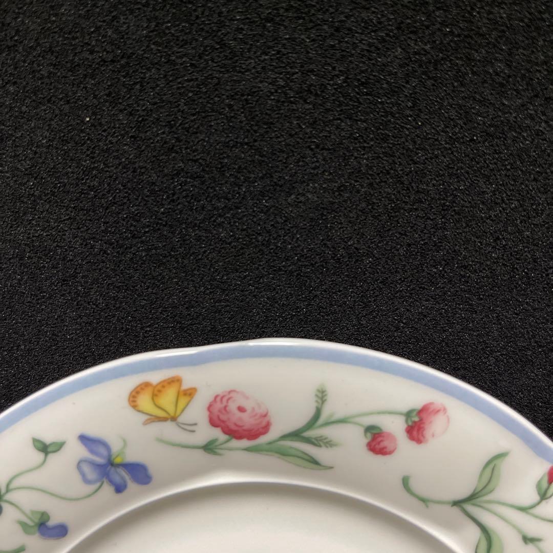 ビレロイ&ボッホ マリポーサ カップ&ソーサー&プレート トリオセット