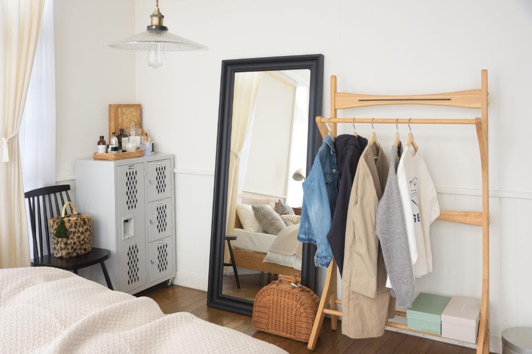 HGS BMR ST　スタンドミラー　全身鏡　ナチュラル