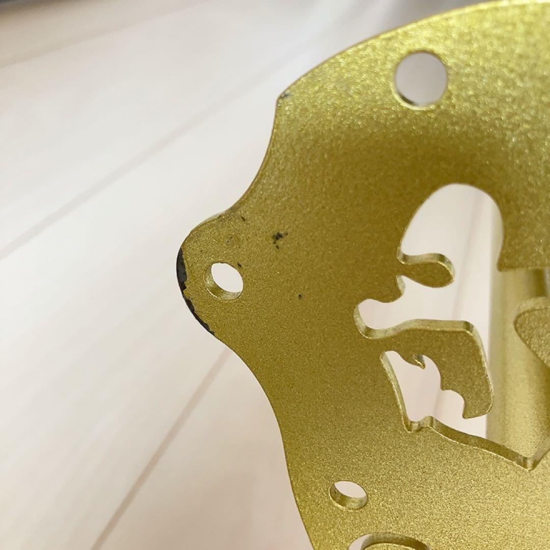 店舗や寝室に！パーテーションポール ゴールド カーテン別売り