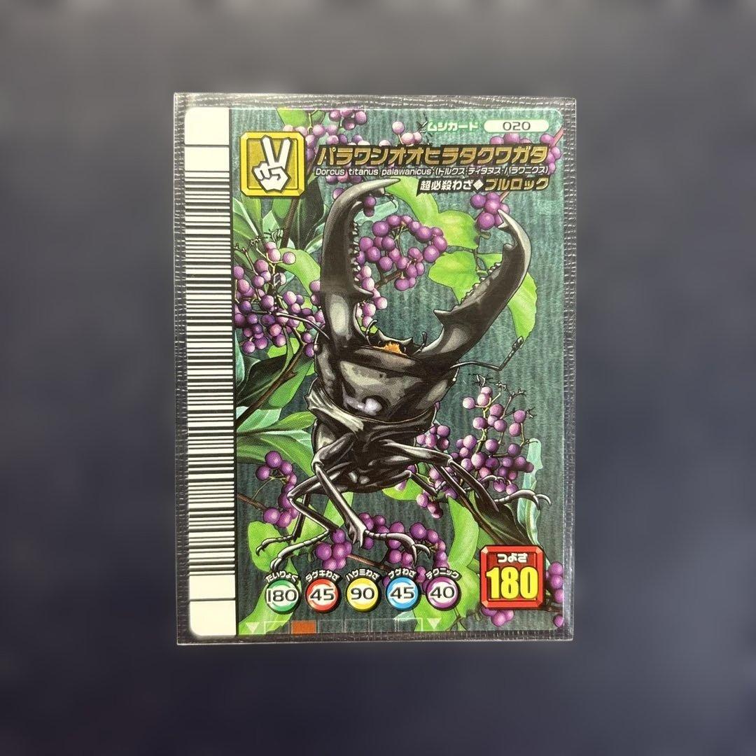 ムシキング 5周年第1弾 パラワンオオヒラタクワガタ 3枚セット