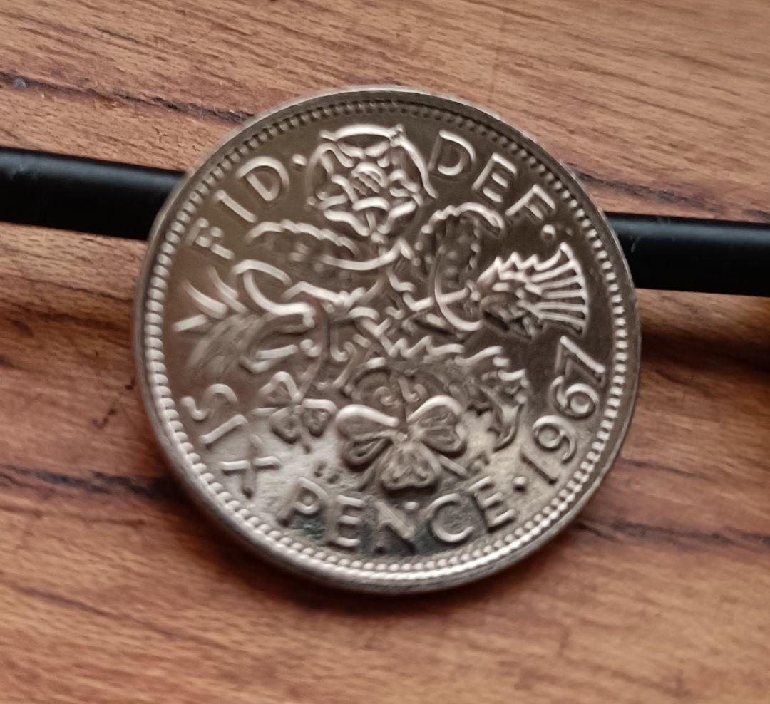 daiのmammaの専用 幸せのシックスペンスイギリスラッキー6ペンス英国