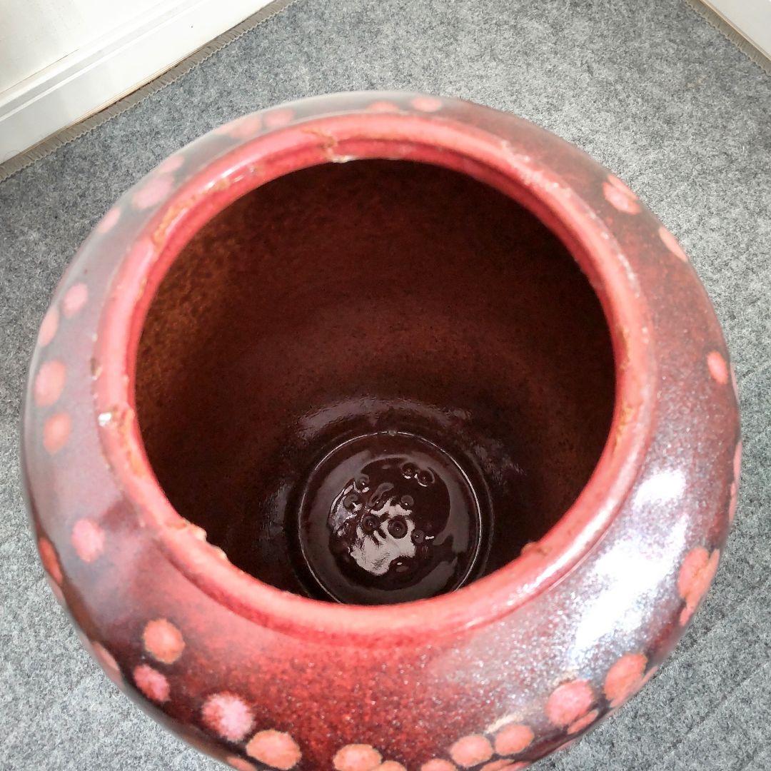 大型花器 西ドイツ ファットラバ W.GERMANY フラワーベース 38cm