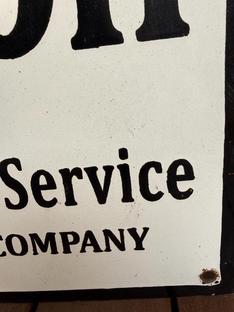 ガーゴイル モービルオイル ホーロー看板 61×45.5cm 世田谷ベース