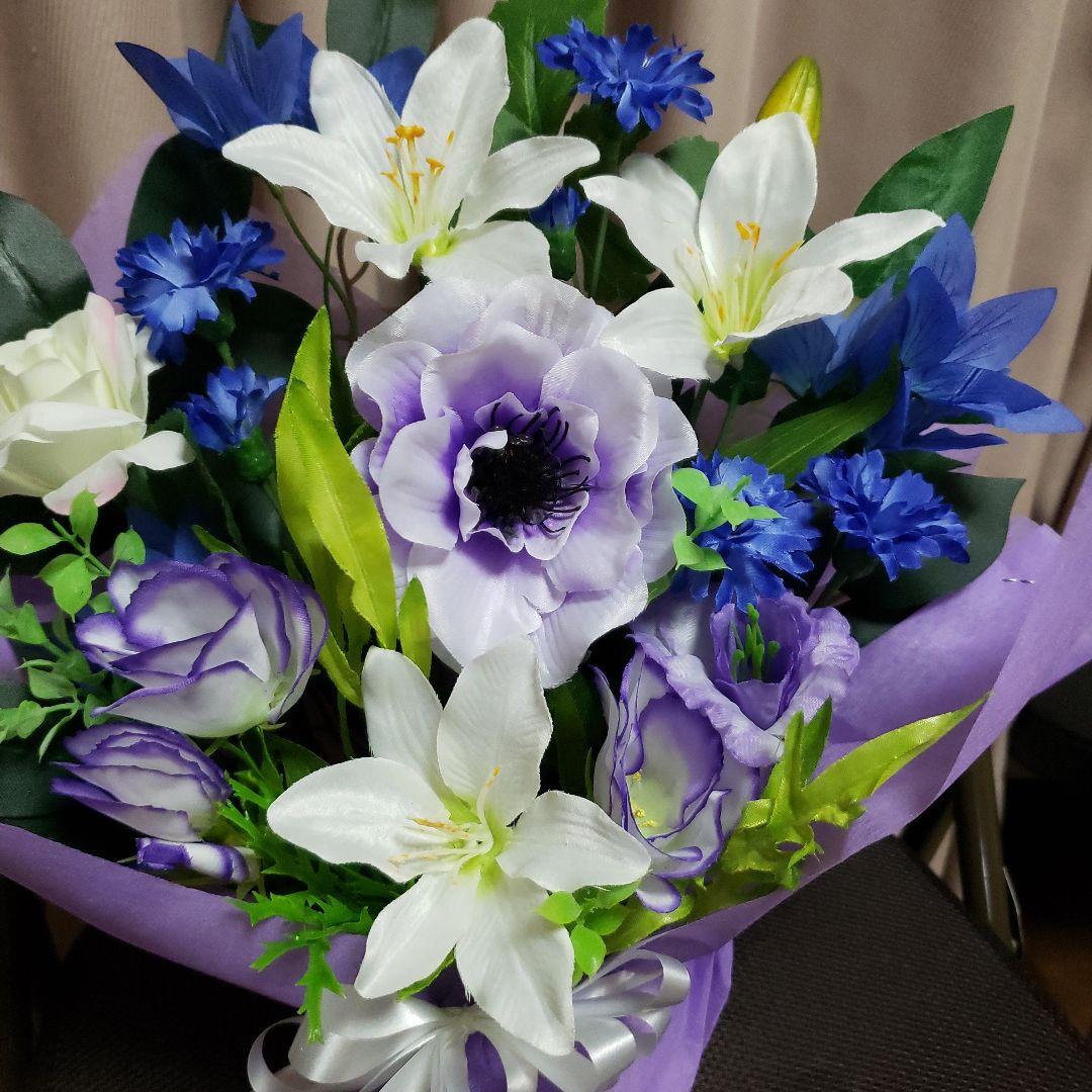 御供え花　造花　仏花　7月No.3アレンジメント　No.3