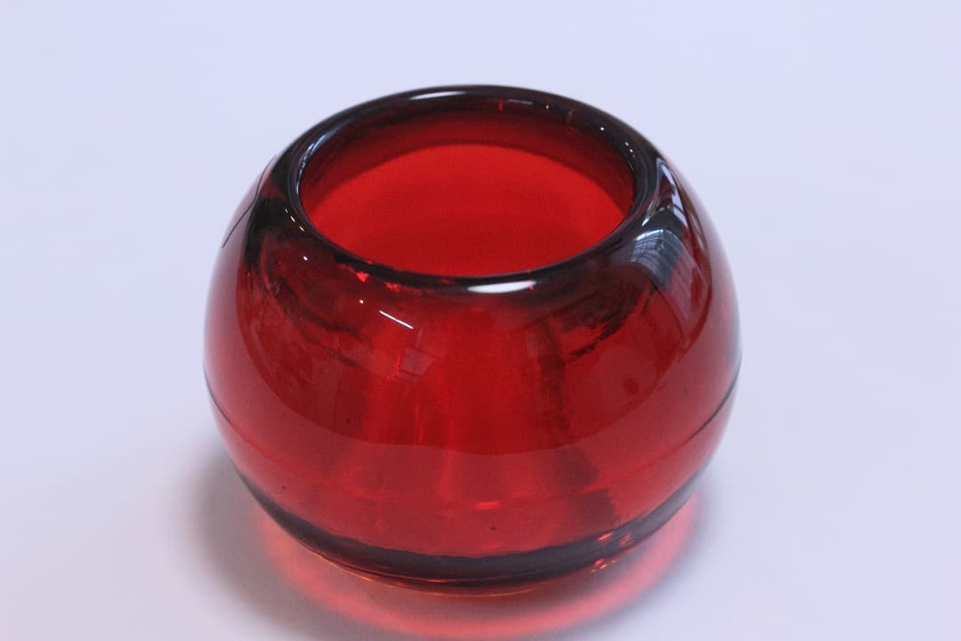 4734 Pilvi レッド　キャンドルホルダー　ピルヴィ　イッタラ