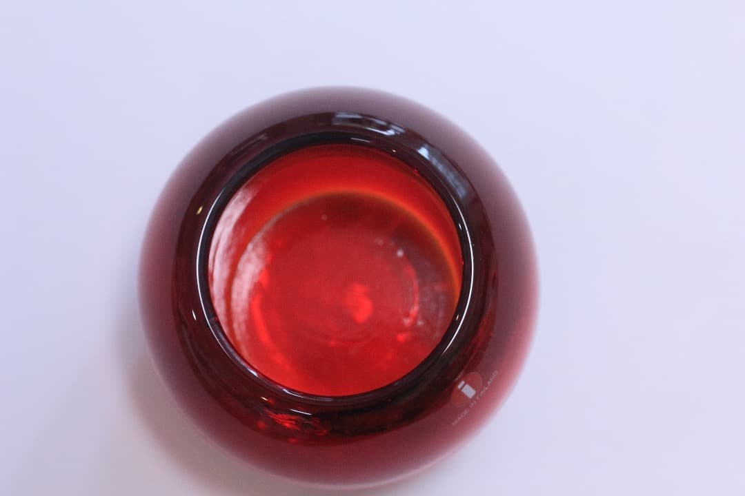 4734 Pilvi レッド　キャンドルホルダー　ピルヴィ　イッタラ