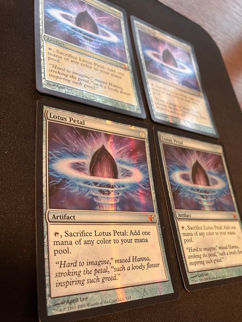 水蓮の花びら/Lotus Petal FtV 英語foil4枚セット