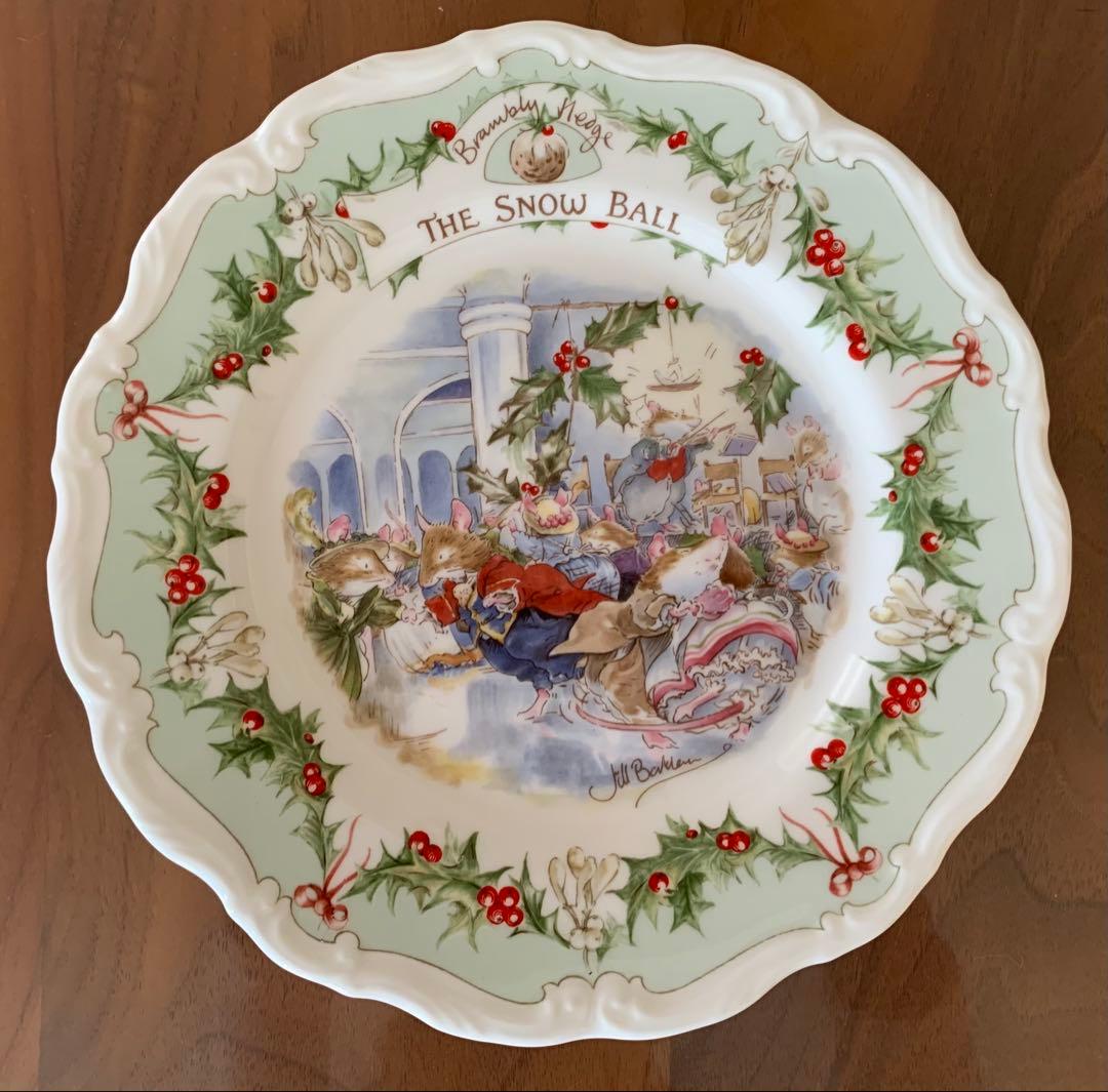 ブランブリーヘッジ ミッドウィンターシリーズ プレート 4枚セット