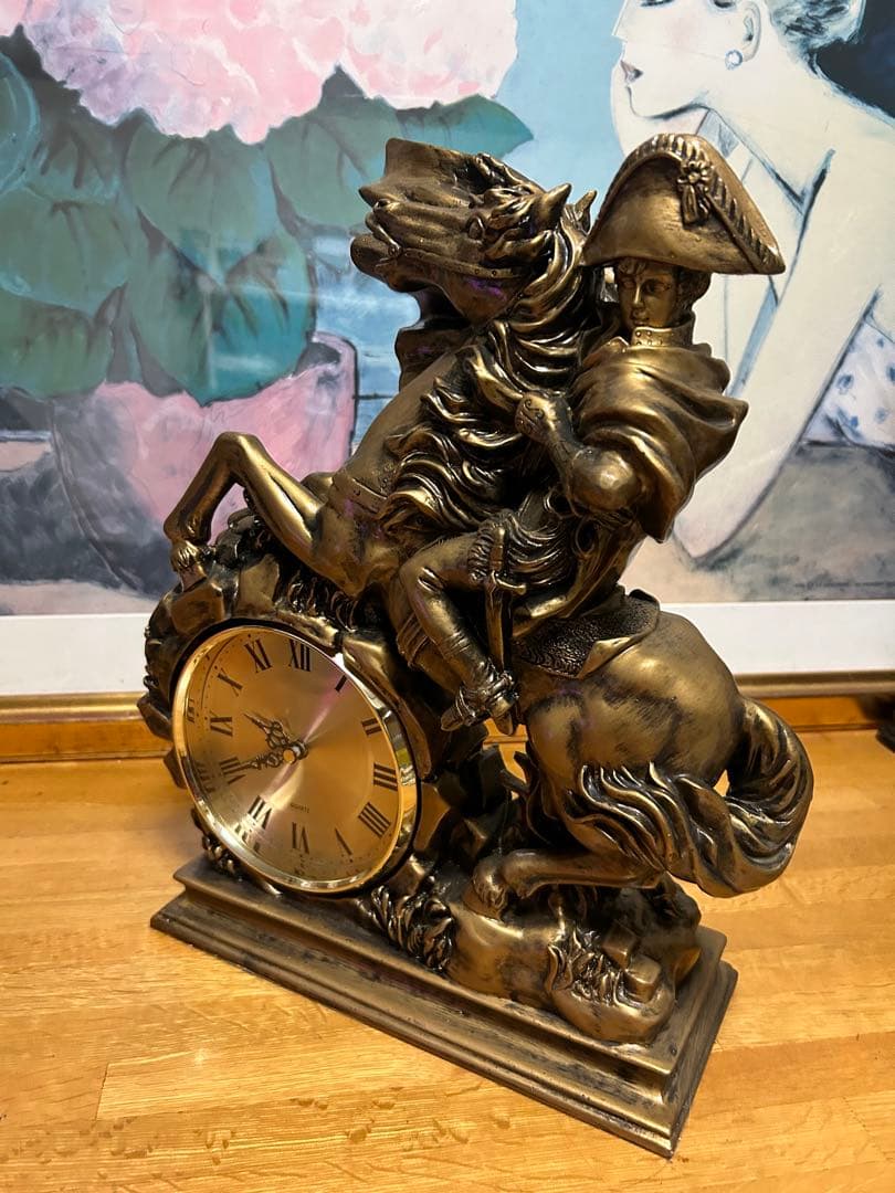ナポレオンの馬乗る置き時計