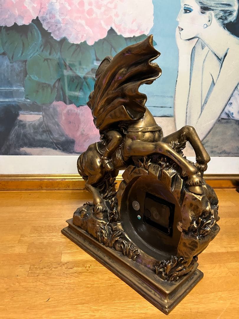 ナポレオンの馬乗る置き時計