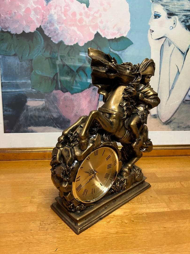 ナポレオンの馬乗る置き時計