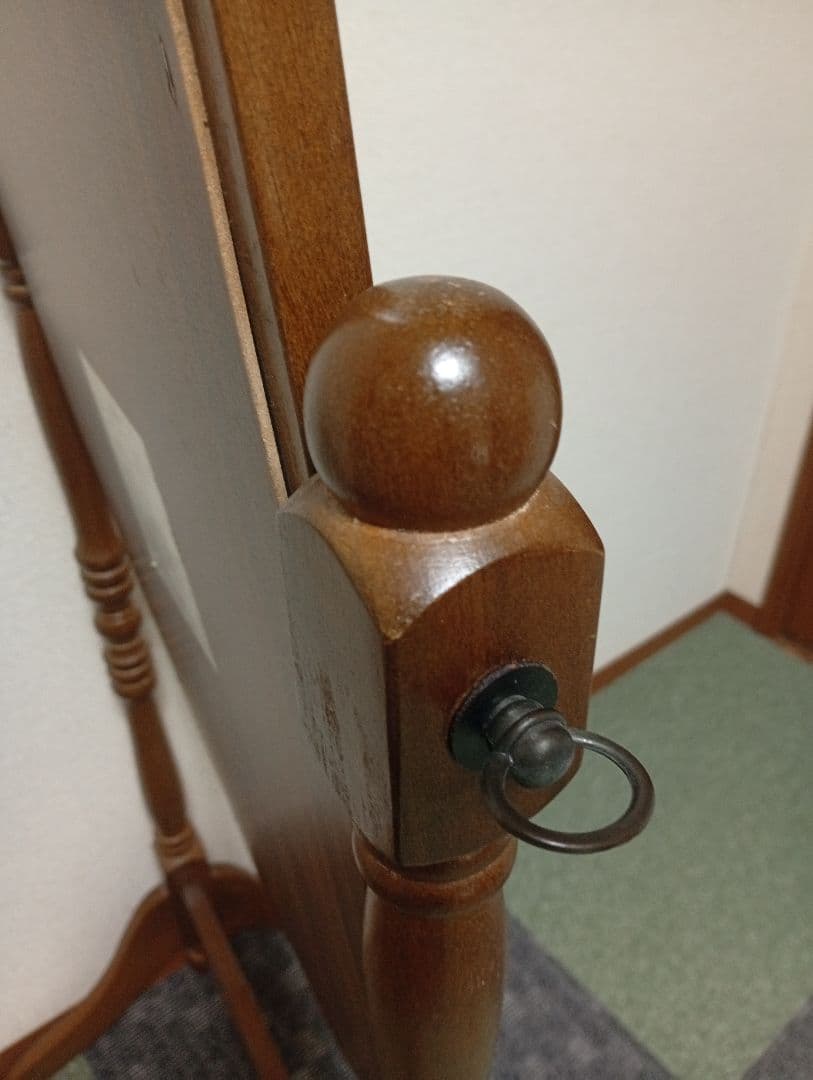 姿見　スタンドミラー　アンティーク調