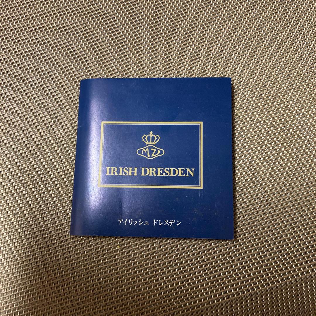 希少品‼️美品‼️アイリッシュドレスデン　置き物　レース陶磁器人形