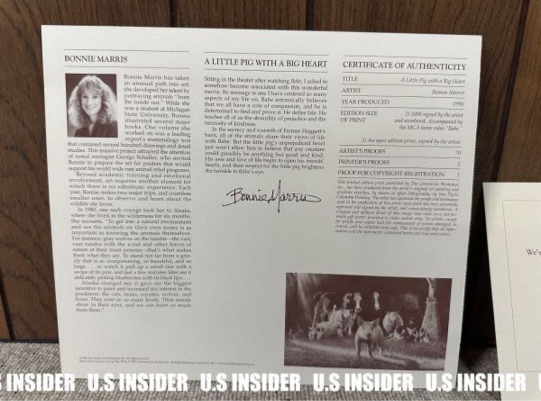 1996年　ベイブとゆかいな仲間たちの足跡■世界限定1000枚 証明書付き