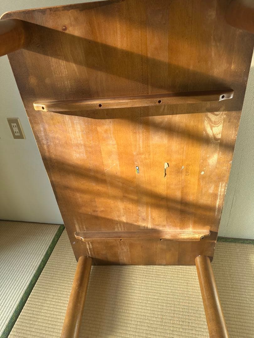 カリモク・ローテーブル！木製 長方形座卓 中型サイズ